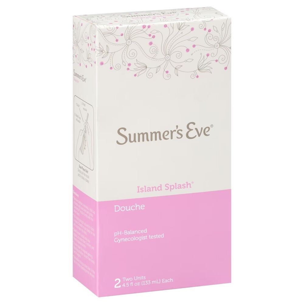Summer's Eve Island Splash Cleansing Douche 2ct pH Balanced 4.5 oz Each